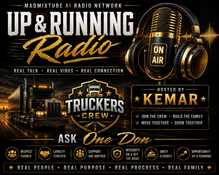 Up and Running Radio official cover