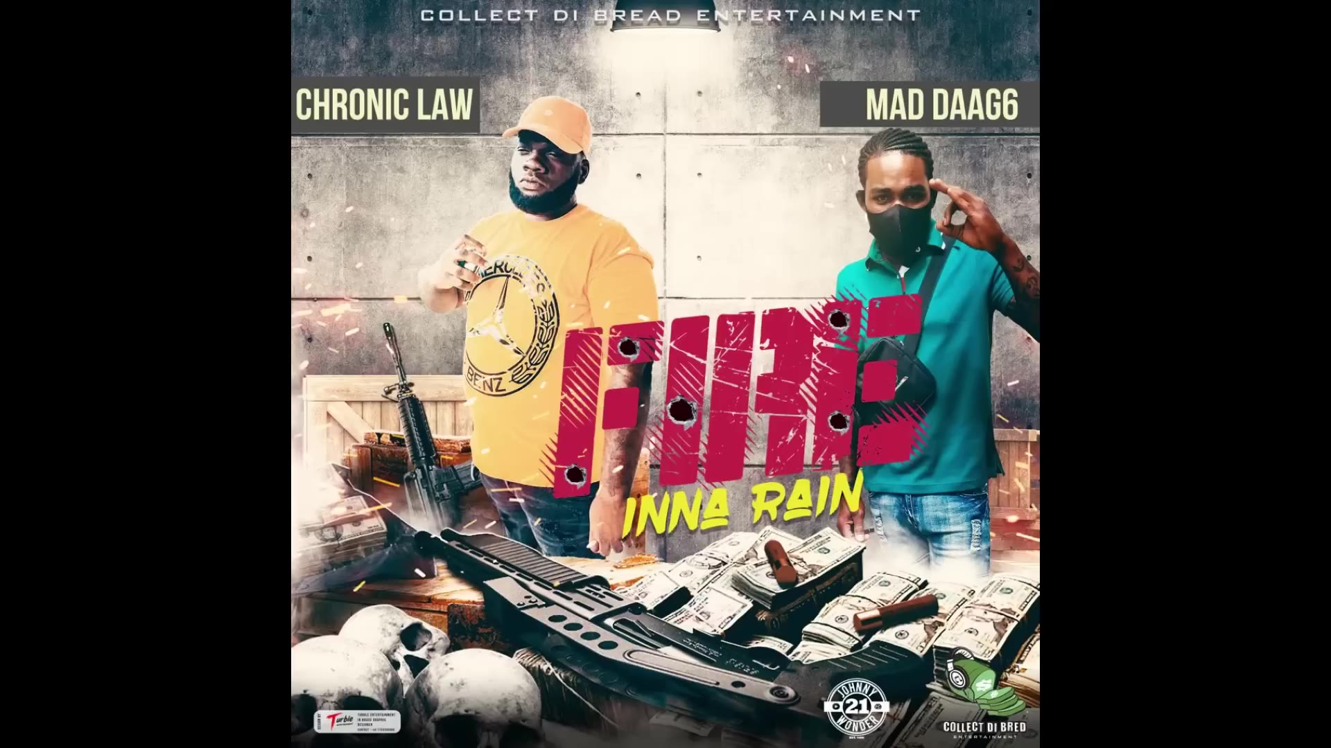 Chronic Law, Mad Daag6 Fire Inna Rain (Official Audio)