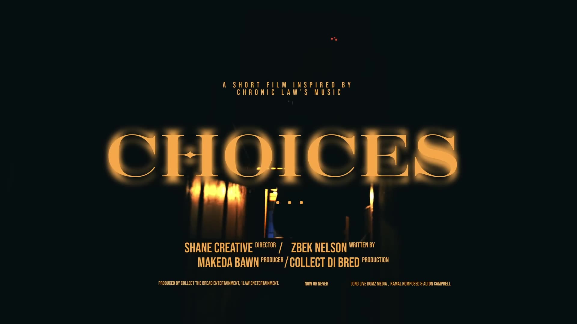 Chronic Law Choices (Official Video)