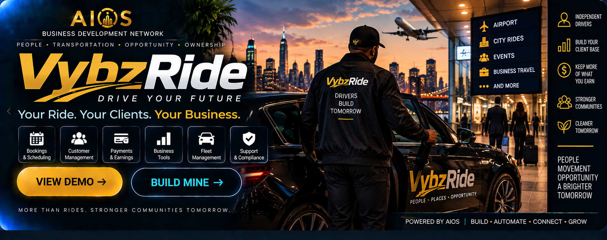 VybzRide business demonstration
