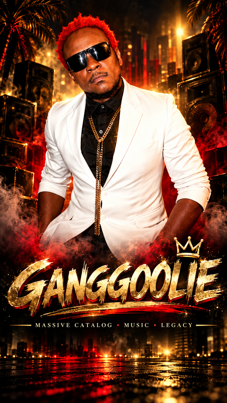 Ganggoolie official artist homepage banner