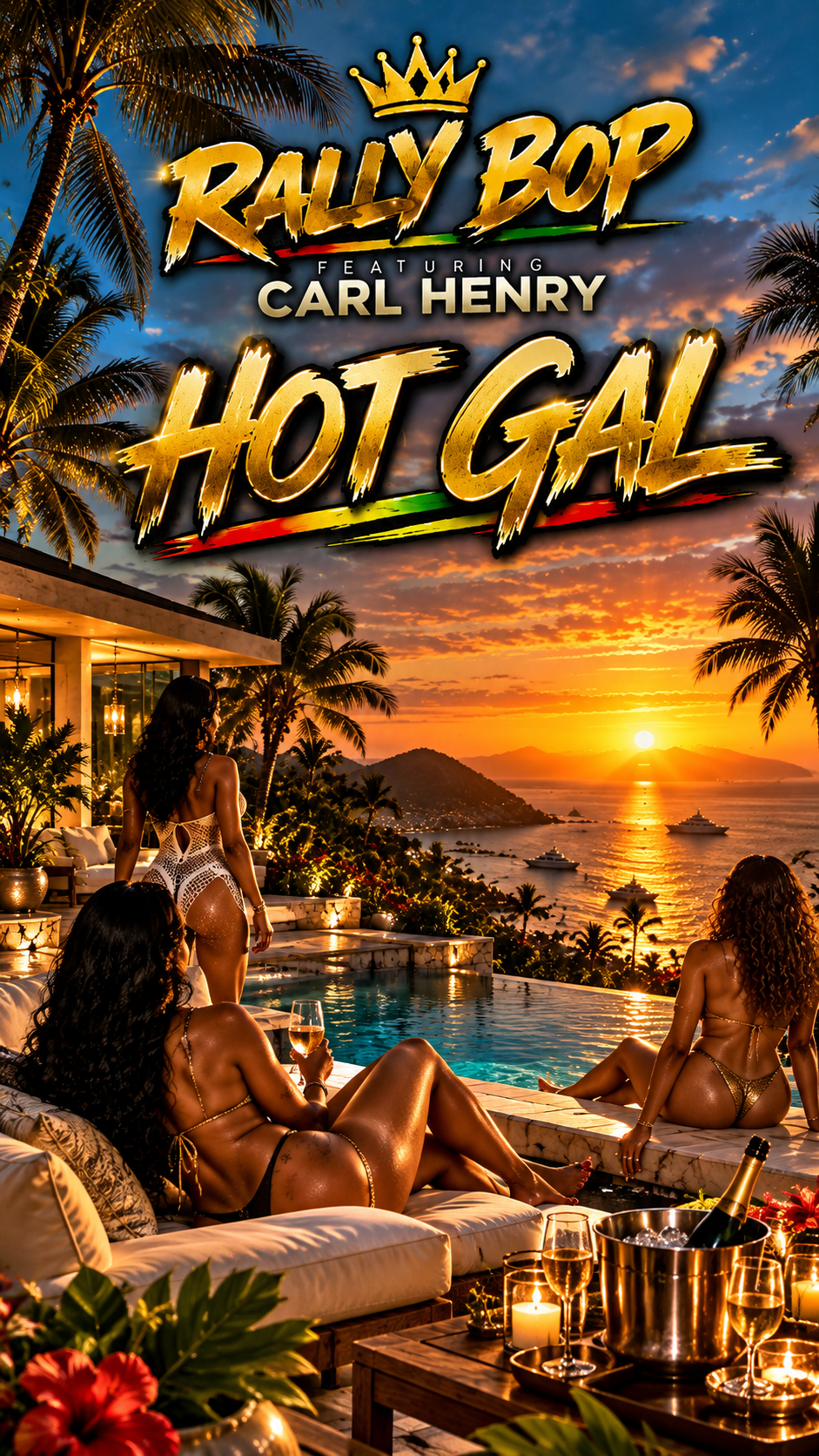 Hot Gal — Rally Bop featuring Carl Henry portrait artwork