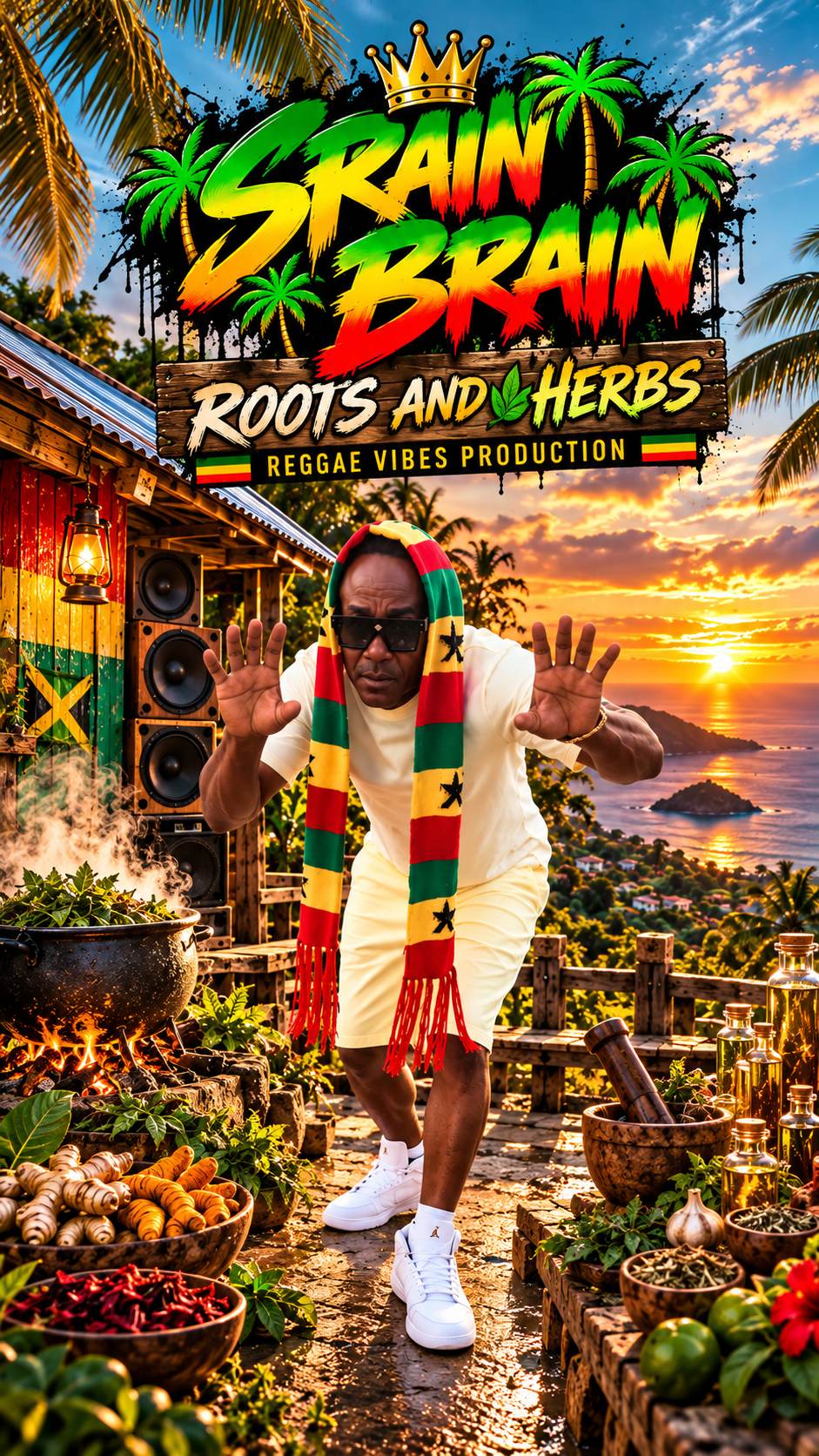 Roots and Herbs portrait artwork