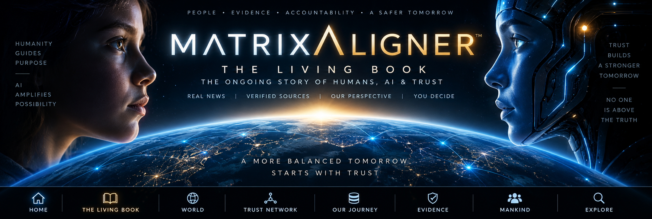 MatrixAligner — The Living Book