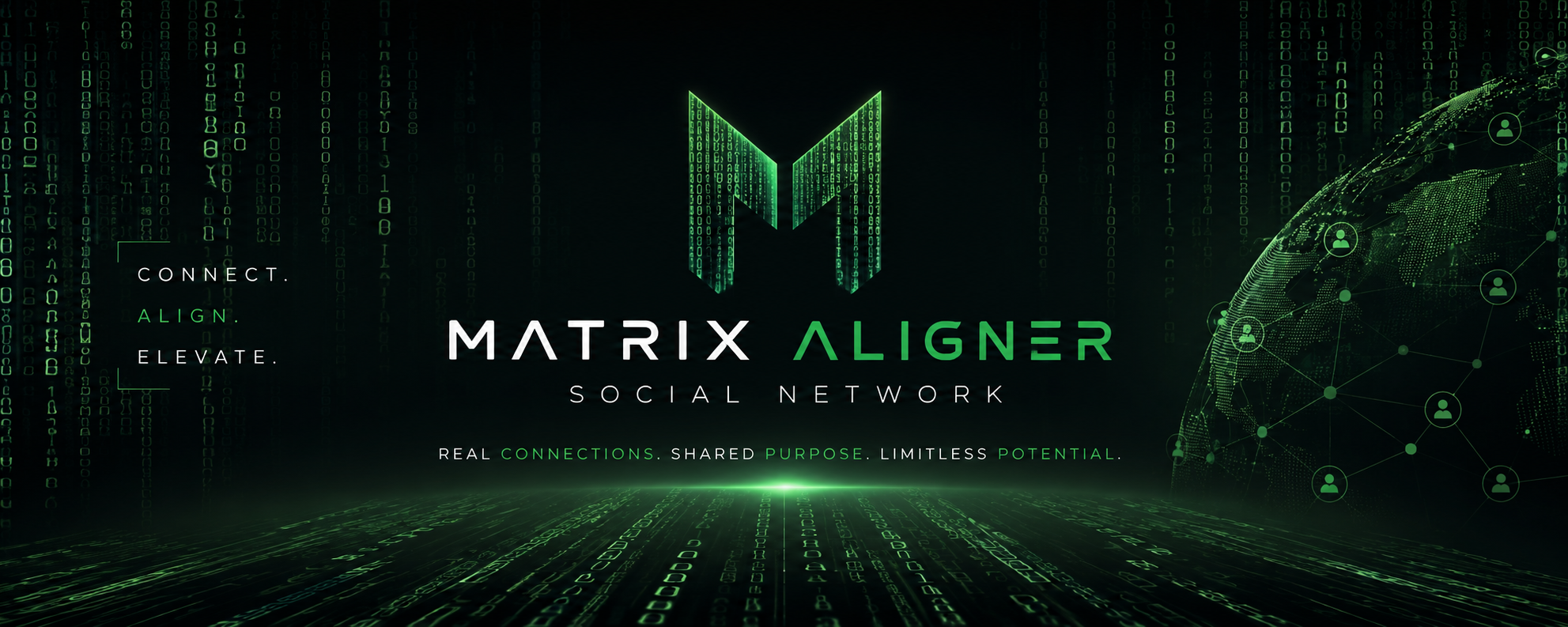 MatrixAligner Social Network — Connect. Align. Elevate.